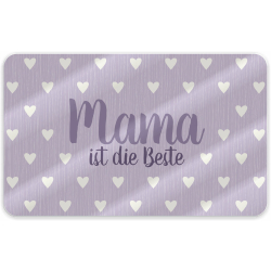 Brettchen Frühstücksbrettchen La Vida mit Spruch: Mama ist die Beste