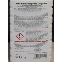 Ulith Clean Schimmel-Ex 500 ml entfernt problemlos Schimmel, Pilz, Moos und Stockflecken