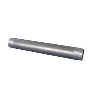 Gas-Wasser-Fittings Rohrdoppelnippel 1/2 AGxAG 10 cm DIN EN 10241 Korrosionsschutz