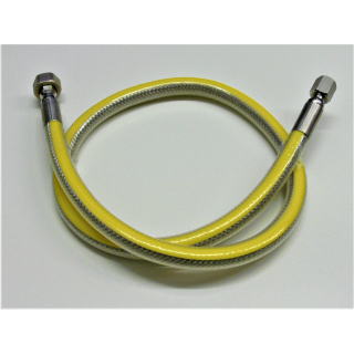 Gas Edelstahl Wellschlauch 1,5 m DN08 Gasschlauch Propan Herdanschluss 