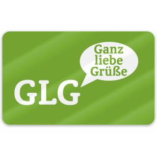 Brettchen Frühstücksbrettchen La Vida mit Spruch: GLG Ganz liebe Grüße